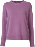 ribbed trim jumper 