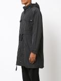 polka dots hooded coat