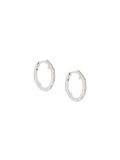 'Cherry Branch' diamond hoop earrings