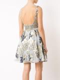 floral print flared dress