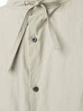 sheer panel shirt 