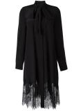 lace hem shirt dress