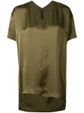 elongated back T-shirt