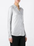 metallic knitted shirt
