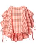 checked blouse