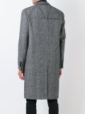 studded herringbone coat