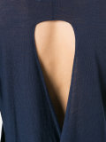 draped back jumper