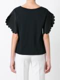 scalloped T-shirt
