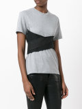 wrapped waist T-shirt 
