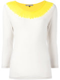 contrast sweatshirt 