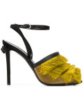 fringe-trimmed sandals