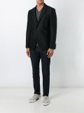 buttoned blazer jacket