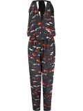 v-neck jumpsuit