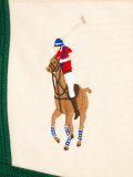 embroidered logo shoulder bag 