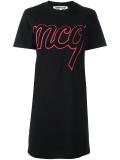 logo patch sweatshirt dress