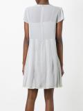 scalloped trim dress