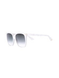 oversize gradient square sunglasses