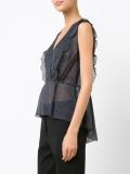 v-neck blouse