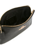 logo plaque purse 