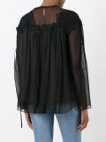 cherry guipure blouse