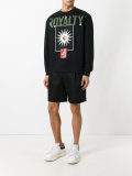 'royalty' slogan sweatshirt