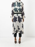 floral print coat