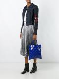 geometric structured shopping bag