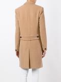welt pockets mid coat