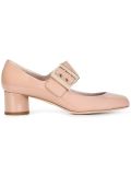 ankle buckle pumps