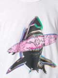 shark print T-shirt