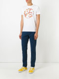 multi-coloured graphic branded T-shirt