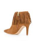 fringed ankle boots