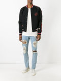 Distressed loose-fit jeans