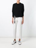 lace-up detail jumper