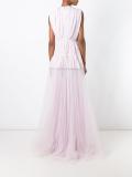 tulle pleated layers dress