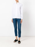 band collar shirt