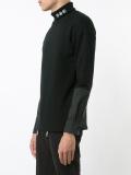 Hybrid turtleneck sweater