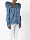 furry trim jacket 
