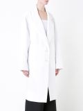 oversized single breasted coat
