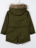 fur trimmed hooded parka
