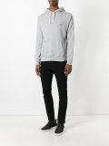embroidered logo hoodie 