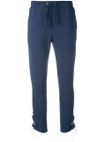 gathered ankle track pants