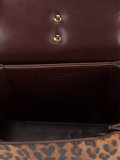 leopard heart mini bag