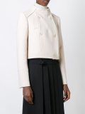 double breasted cropped jacket