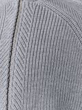 cocoon-style knit jacket