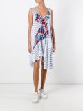 striped patchwork dress