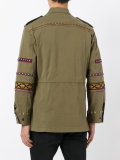 embroidered sleeve field jacket 