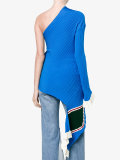 one-shoulder asymmetric top