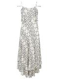 printed maxi dress