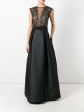pleat detail full skirt